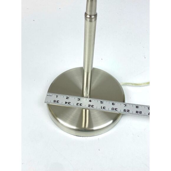 Atomic Style Adjustable Gooseneck Metal Table Desk Lamp Industrial 22in Silver - Picture 11 of 12